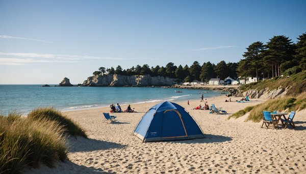 Escapade haut de gamme à cabellou plage pour le camping à concarneau